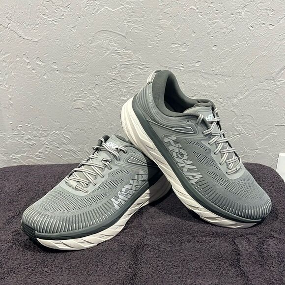 🔥🔥 Mens Hoka One One Bondi 7 - 1110518/WDDS - Size 12.5 4E - PERFECT!!! - Picture 1 of 14